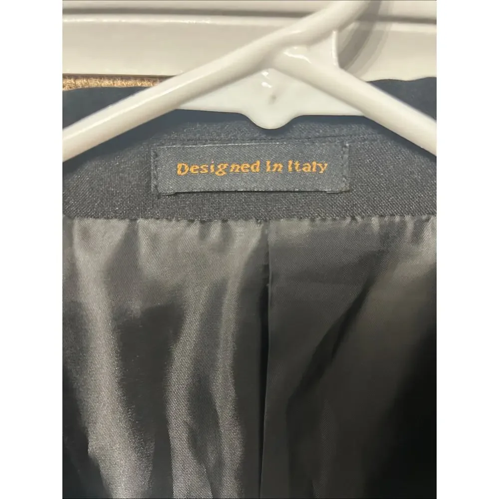 Source Unknown Black Men's Single-Breasted Blazer